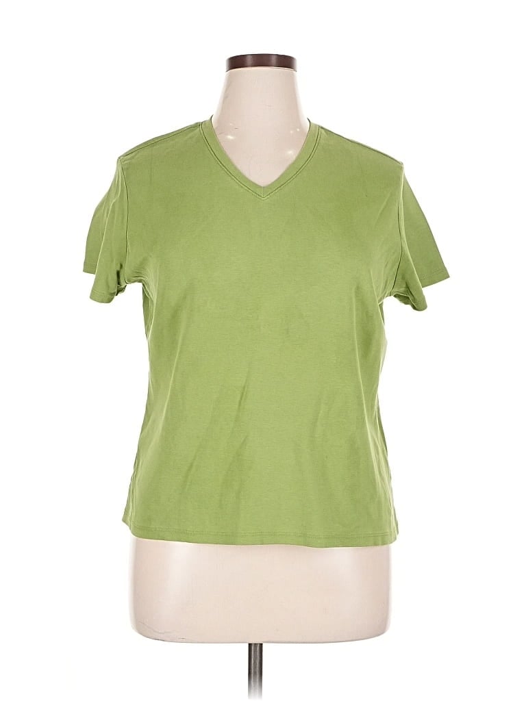 Pre-owned Cherokee Short Sleeve T-shirt In Green