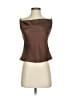 Shein 100% Polyester Brown Tube Top Size 2 - photo 1