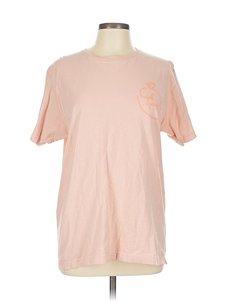 Pre-owned Tultex Short Sleeve T-shirt In Pink