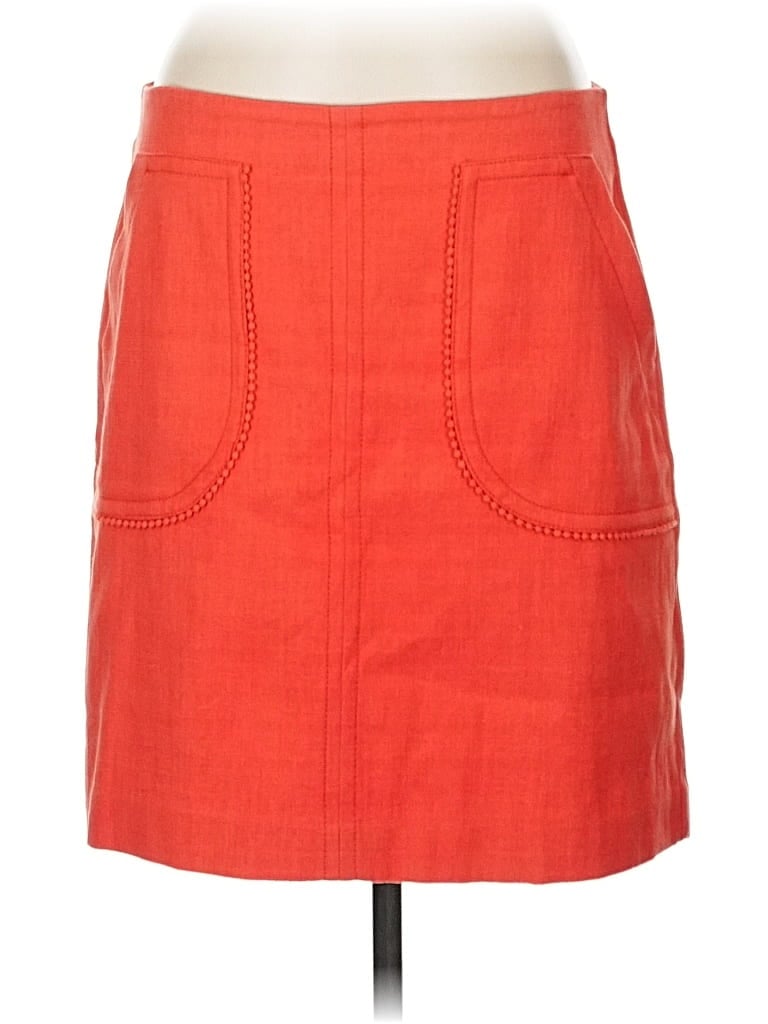 Pre-owned Ann Taylor Loft Casual Skirt In Orange