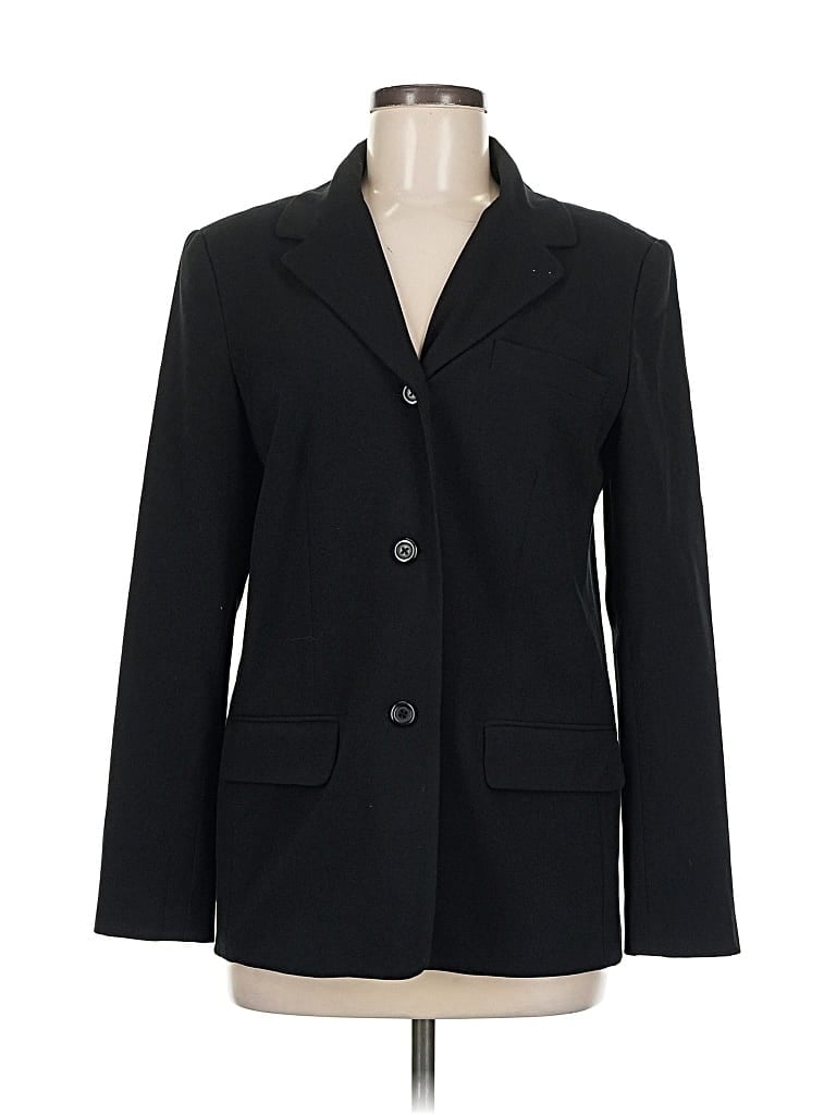 Pre-owned Assorted Brands Blazer Jacket In Black