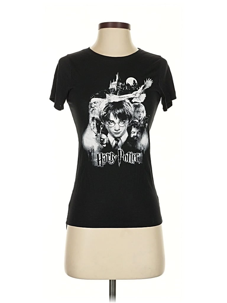 Pre-owned Harry Potter Short Sleeve T-shirt In Black