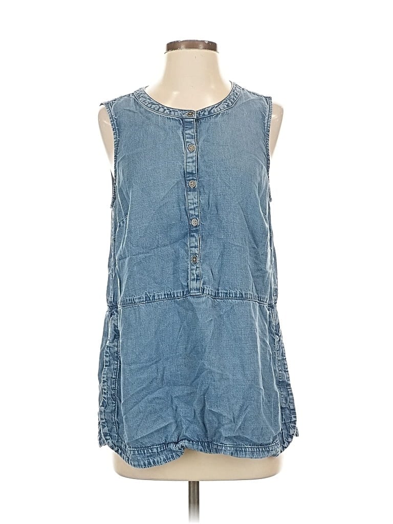 Pre-owned Jjill Casual Dress In Blue