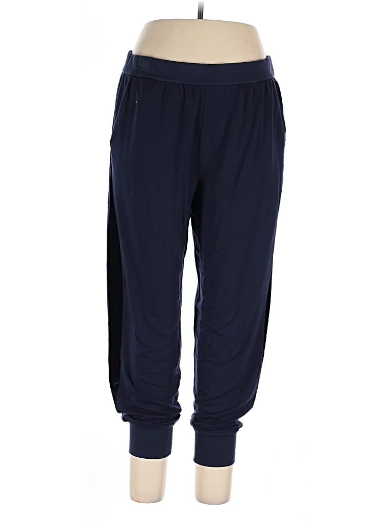 Pre-owned Eileen Fisher Track Pants In Blue
