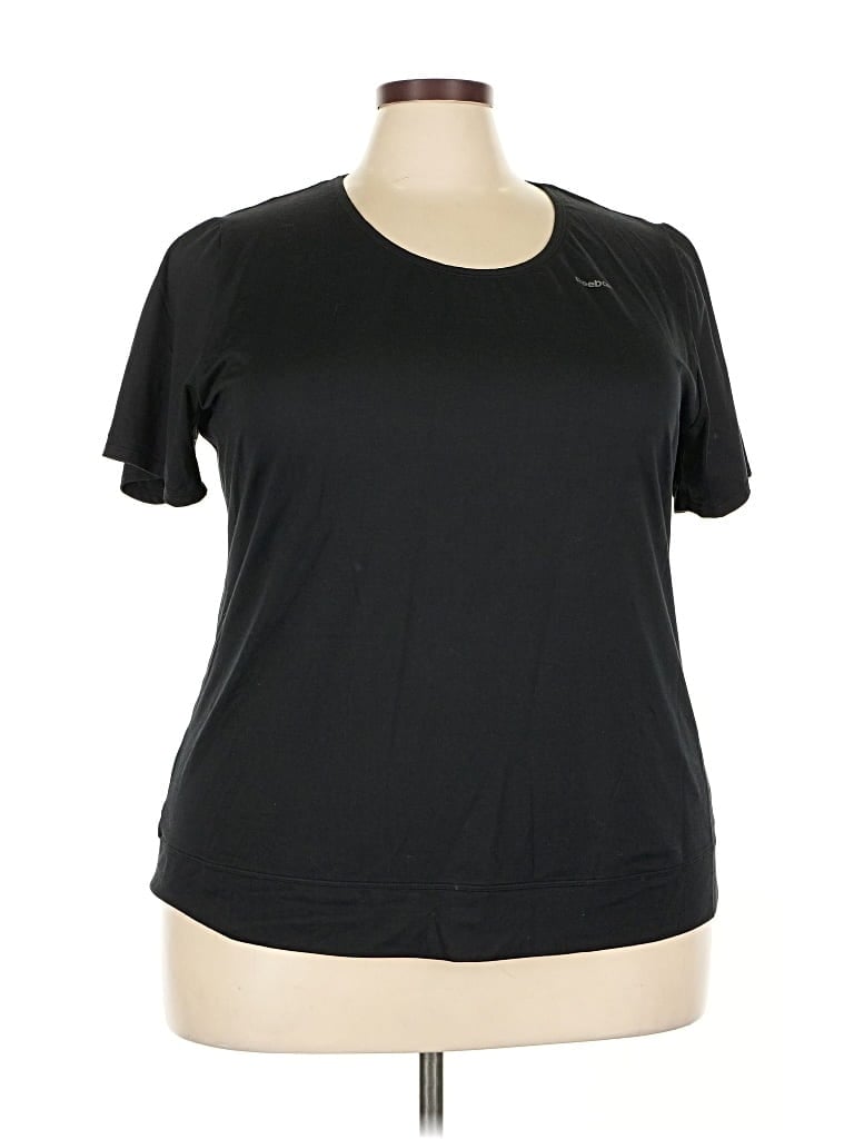 Pre-owned Reebok Active T-shirt In Black