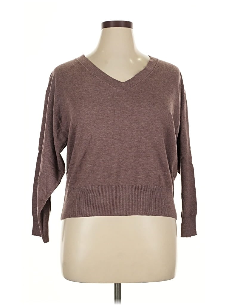 Pre-owned A New Day Pullover Sweater In Brown