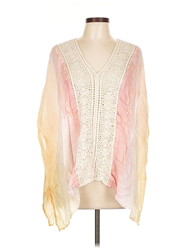 Pre-owned Chico's Kimono In White