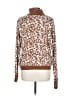 14th & Union Animal Print Brown Pullover Sweater Size L - photo 2