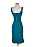 Universal Standard Color Block Teal Cocktail Dress Size 2-4 (3XS) - photo 2