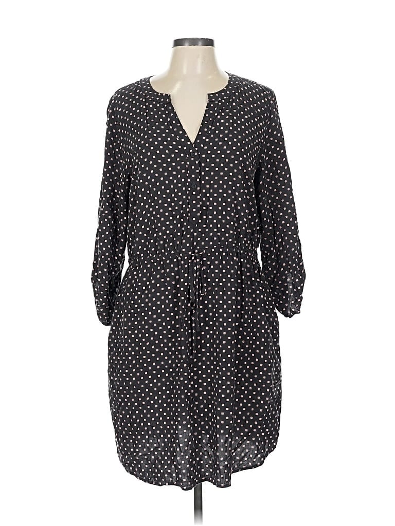 Pre-owned Ann Taylor Loft Outlet Casual Dress In Black