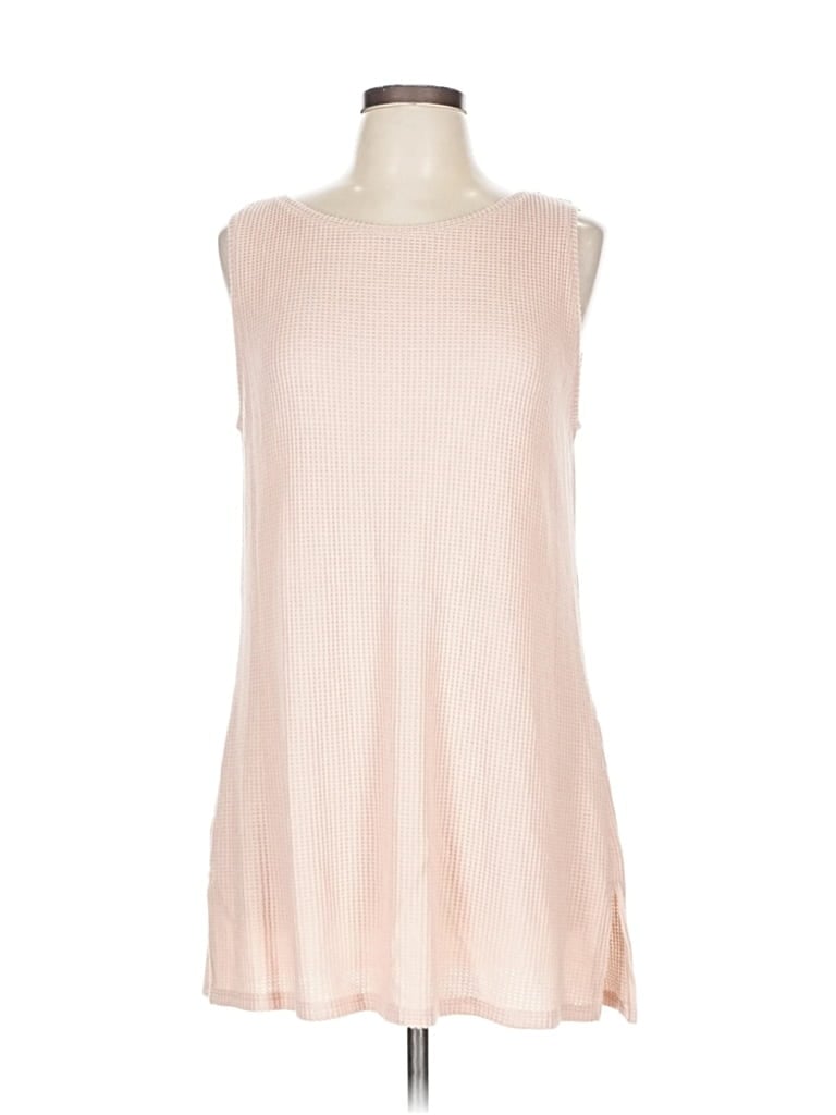 Pre-owned Zenergy By Chico's Sleeveless Top Pink Boatneck Tops