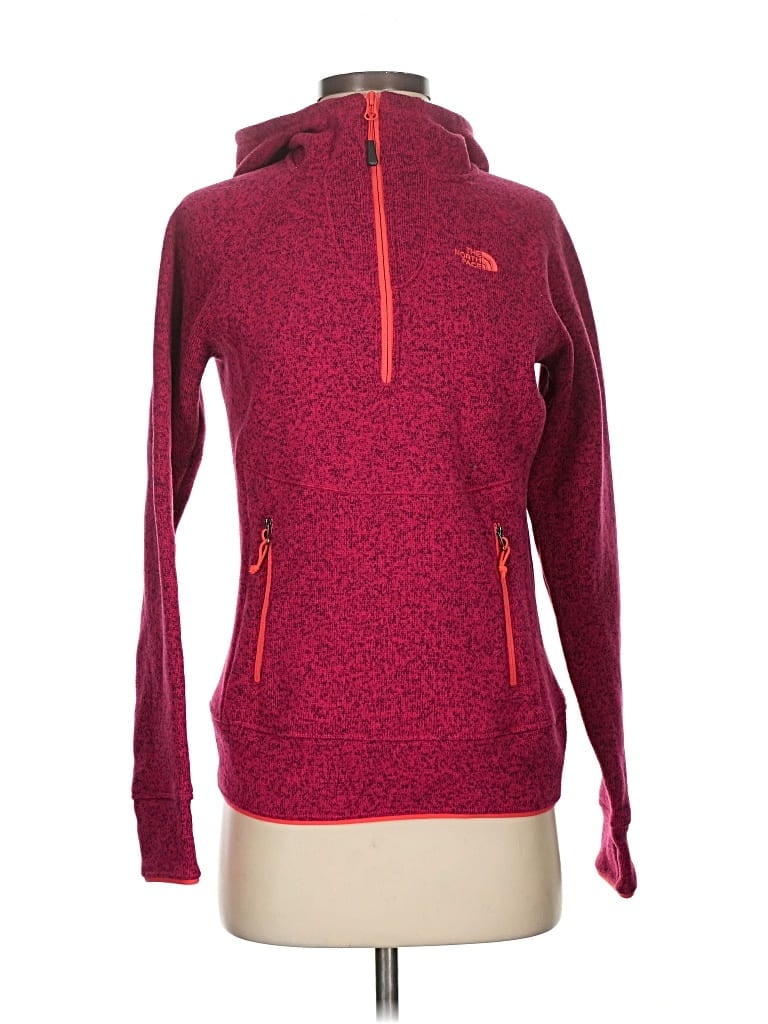 Pre-owned The North Face Fleece Jacket In Red