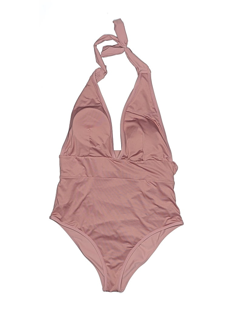 Pre-owned Cupshe One Piece Swimsuit In Pink