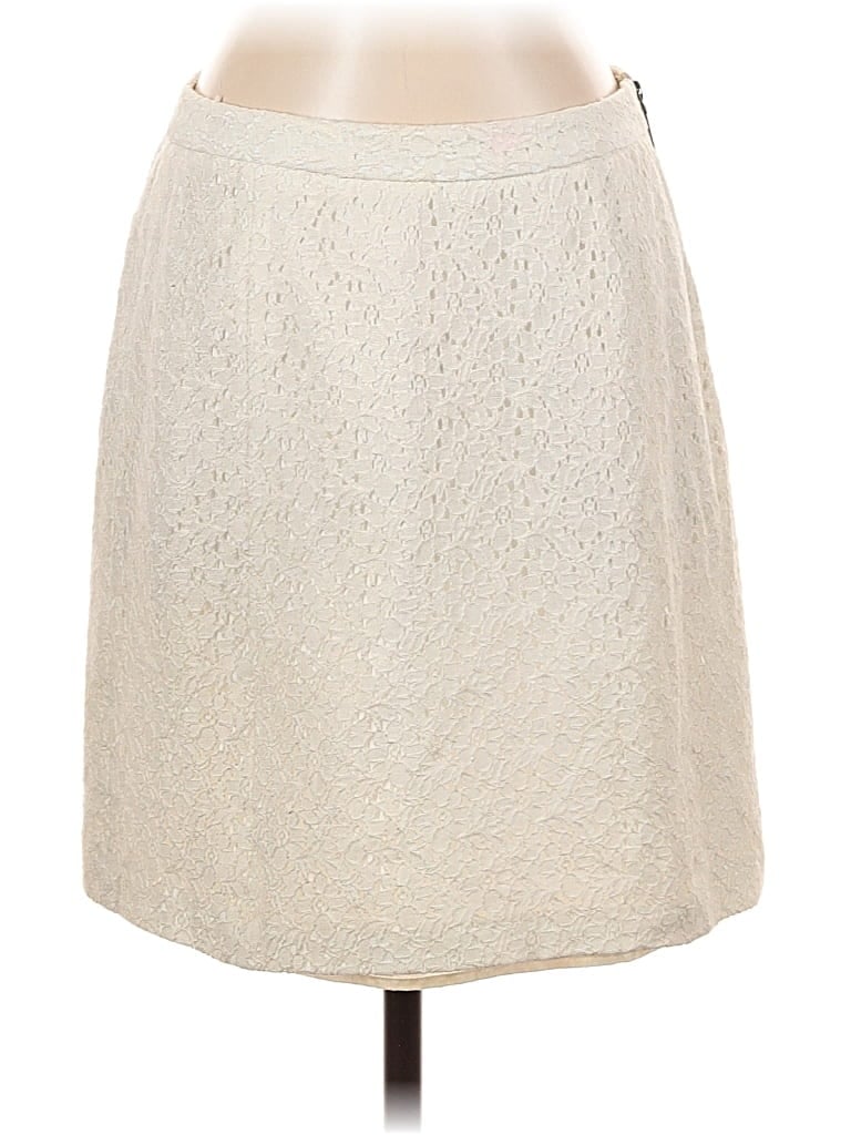 Pre-owned Vince Camuto Formal Skirt In White