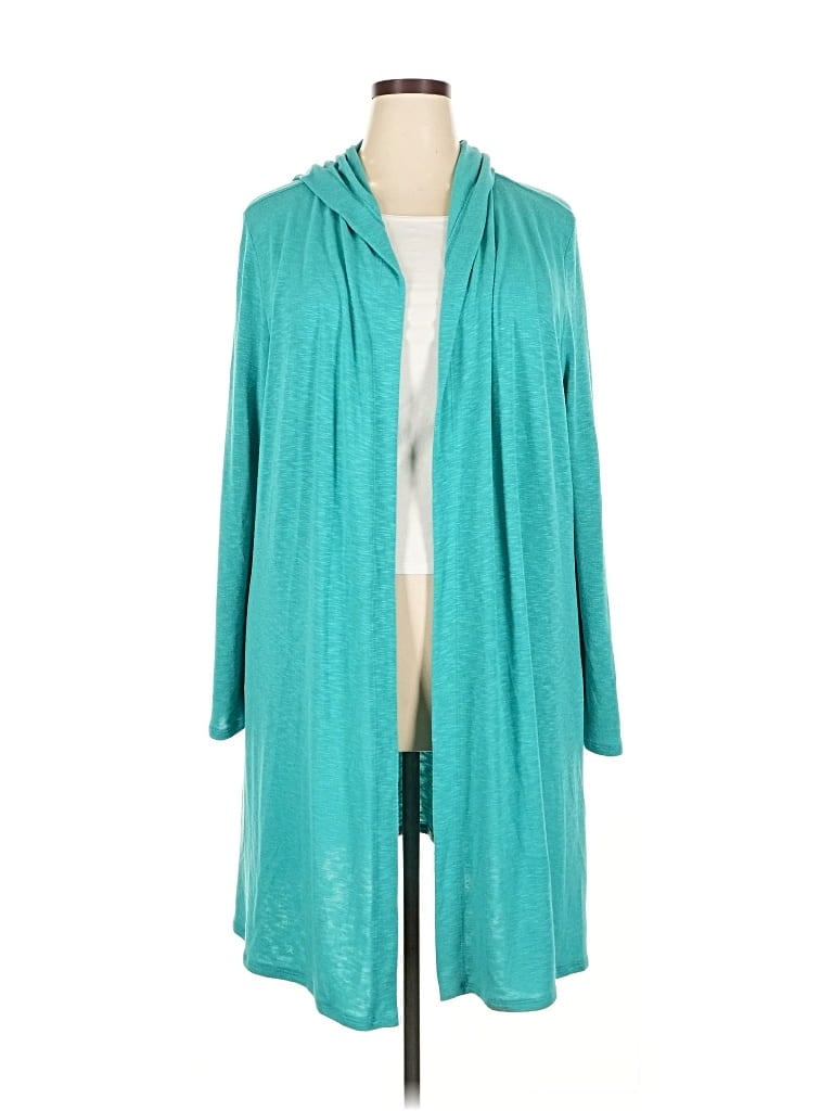 Pre-owned Laila Jayde Cardigan Sweater In Blue