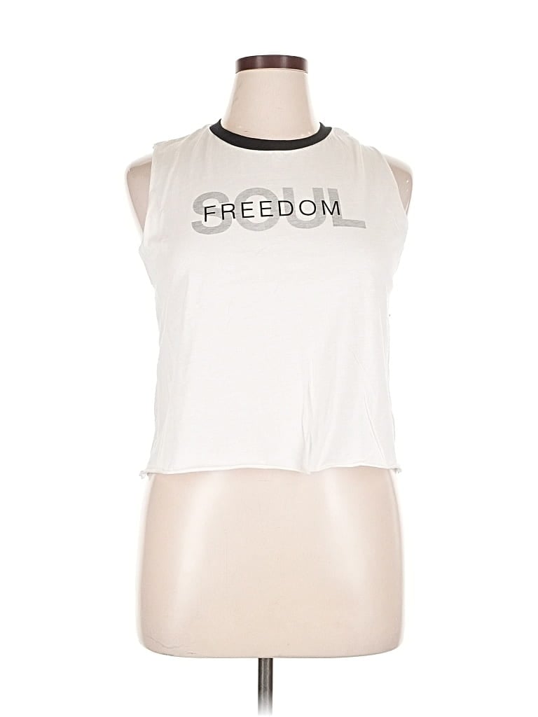 Pre-owned Soulcycle Sleeveless T-shirt In White