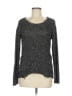 Quinn Metallic Black Pullover Sweater Size M - photo 1