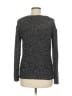 Quinn Metallic Black Pullover Sweater Size M - photo 2