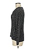 Quinn Metallic Black Pullover Sweater Size M - photo 5