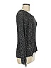 Quinn Metallic Black Pullover Sweater Size M - photo 4