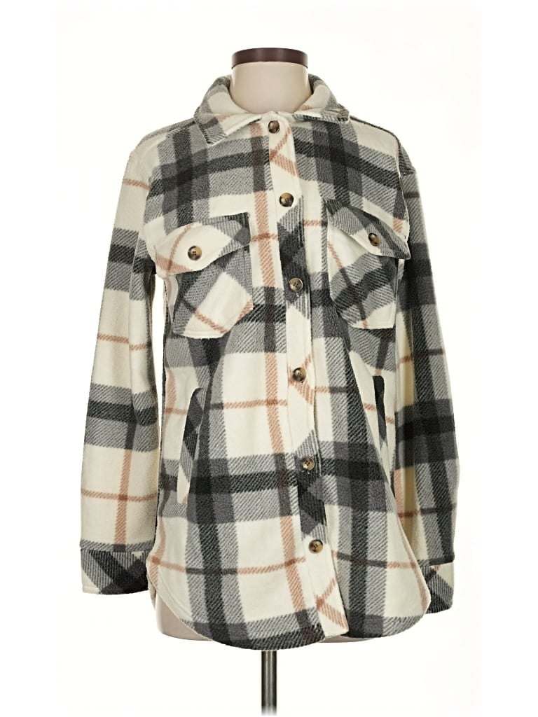 Pre-owned Thread & Supply Coat In White