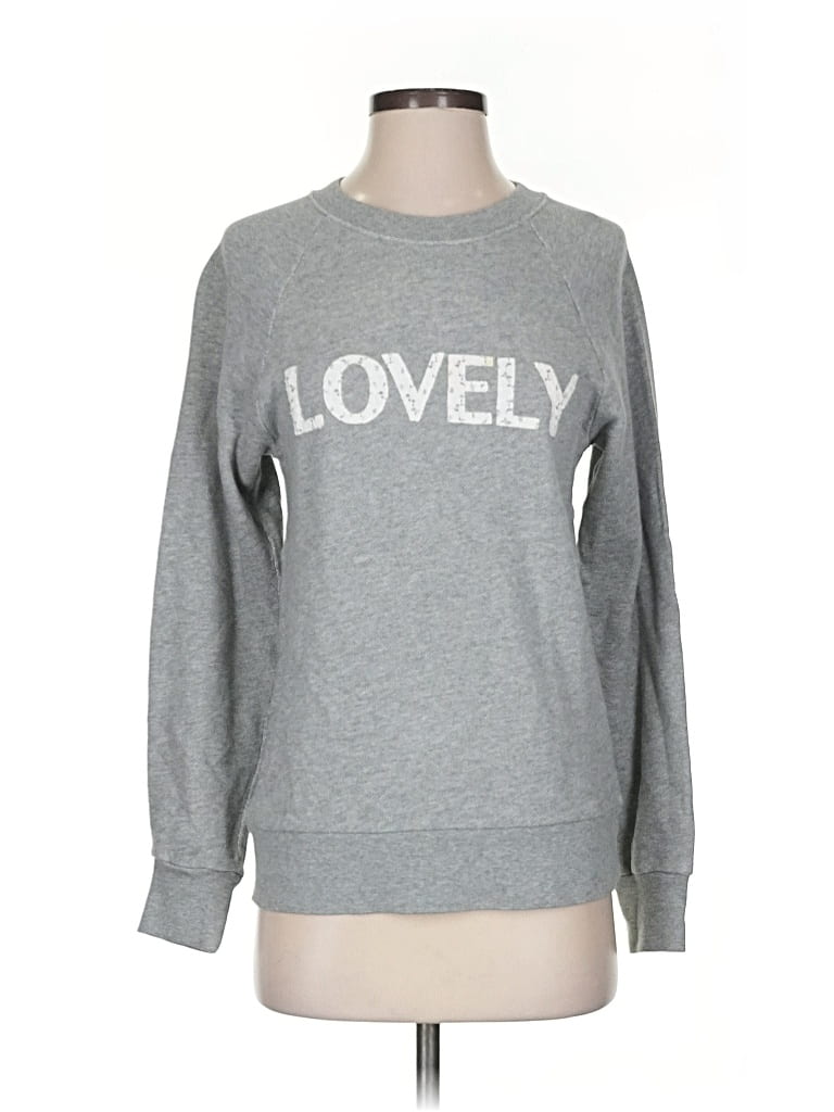 Pre-owned J.crew Factory Store Sweatshirt In Gray