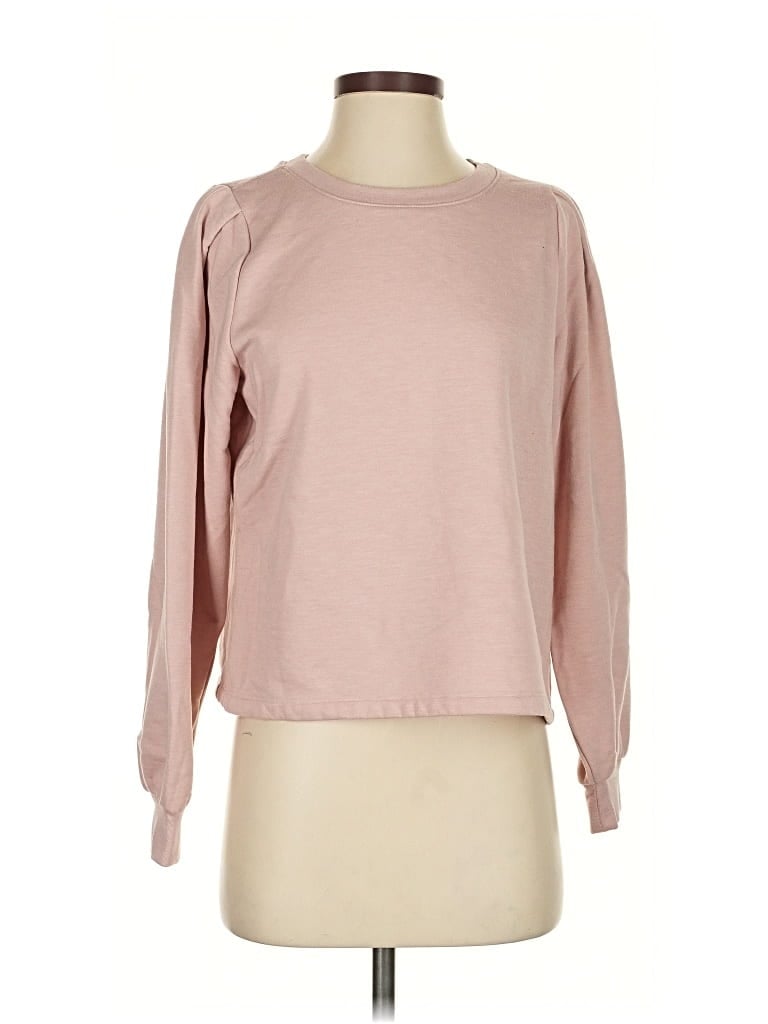 Pre-owned Banana Republic Factory Store Sweatshirt In Pink
