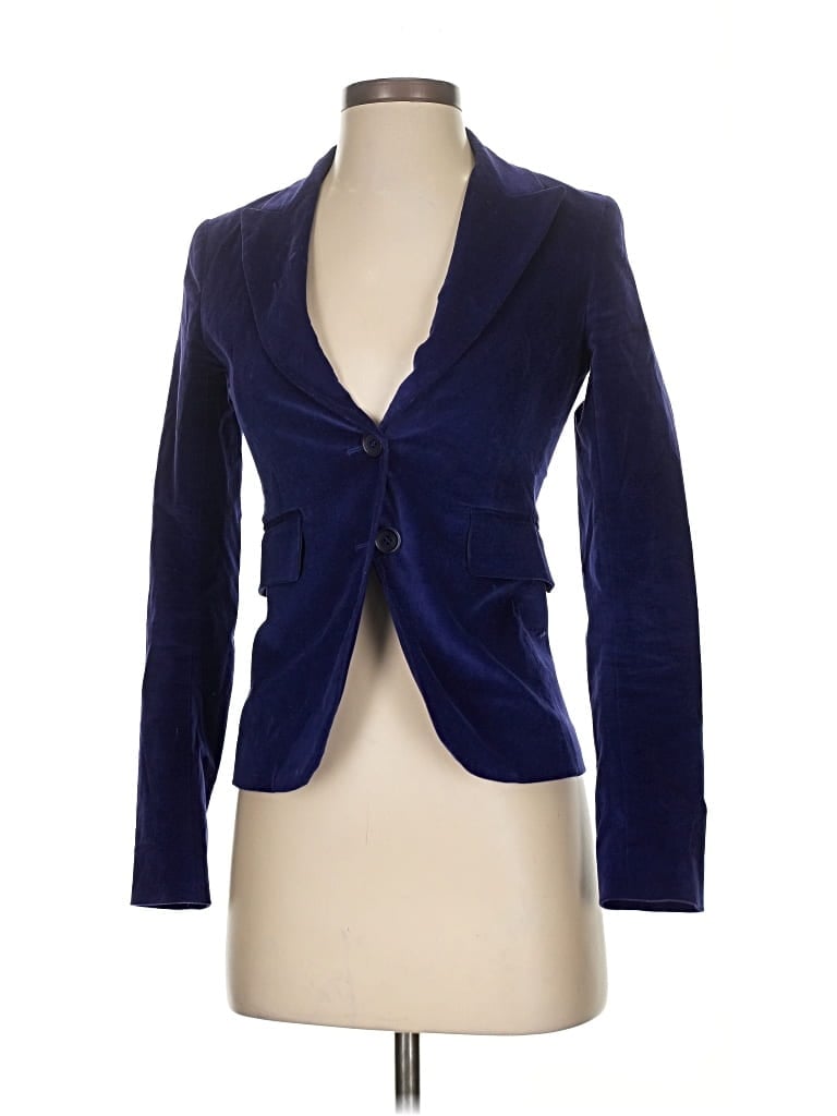 Pre-owned Theory Blazer Jacket In Blue