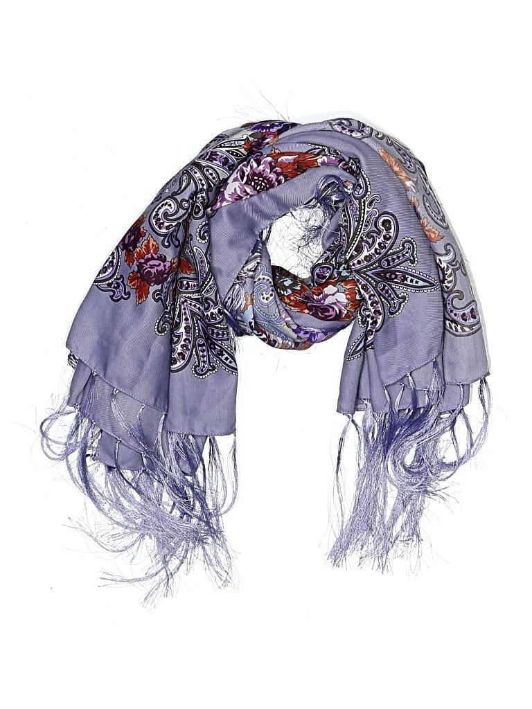 Pre-owned Unbranded Scarf In Purple