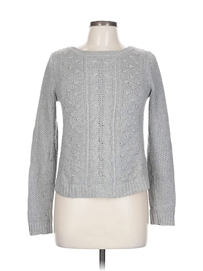 Pre-owned Zara Pullover Sweater In Gray