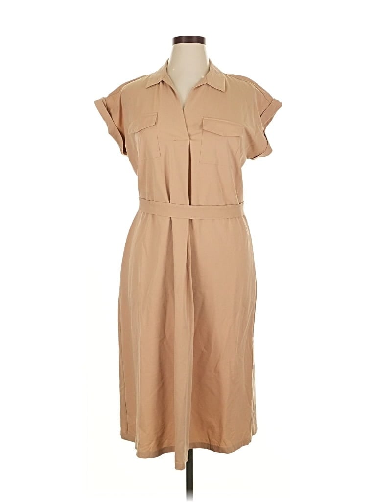 Pre-owned Ann Taylor Casual Dress In Brown
