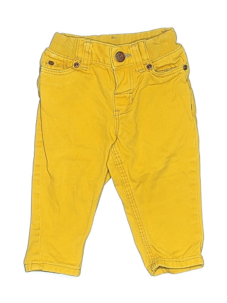 Pre-owned H&m Babies' Casual Pants In Yellow