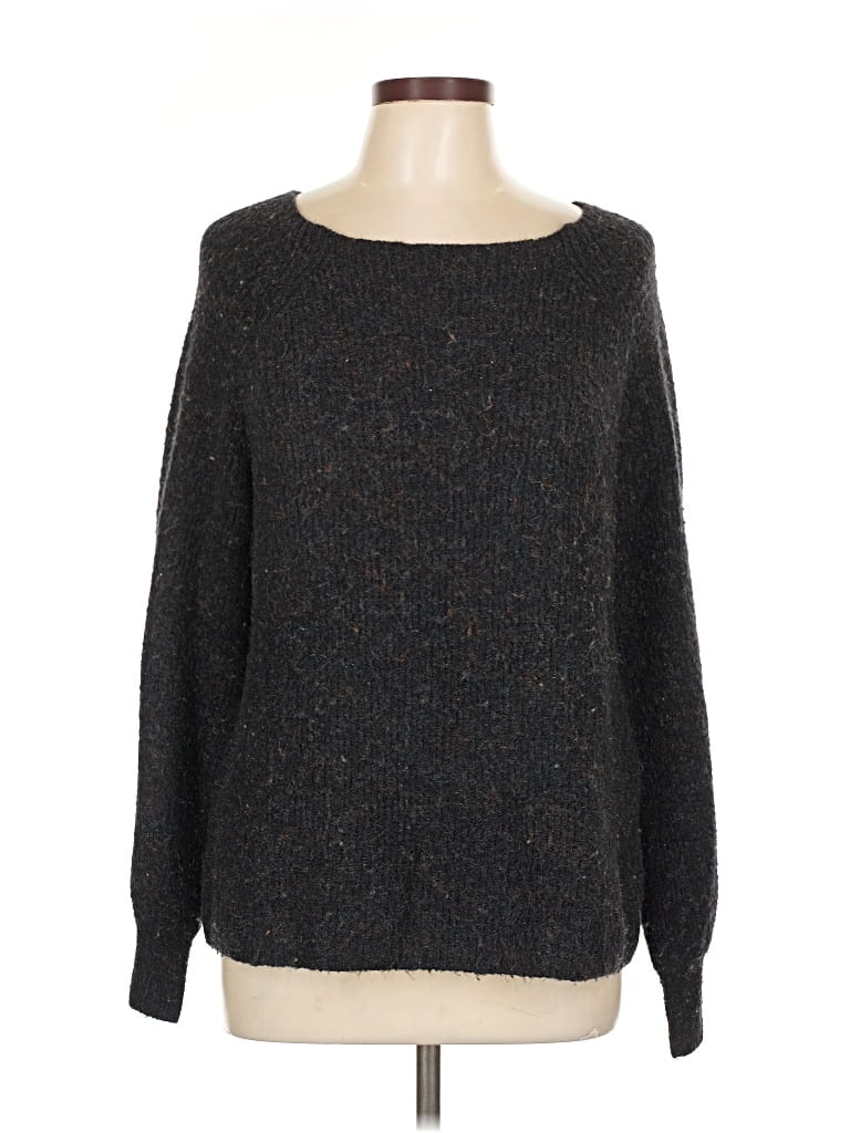 Pre-owned Ann Taylor Loft Pullover Sweater In Gray