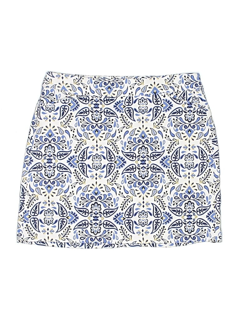 Pre-owned Croft & Barrow Casual Skirt In Blue