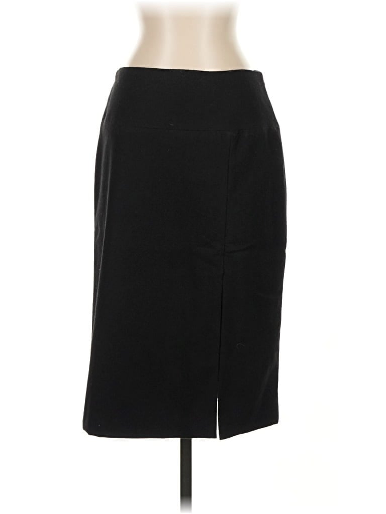 Pre-owned Banana Republic Factory Store Wool Skirt In Black