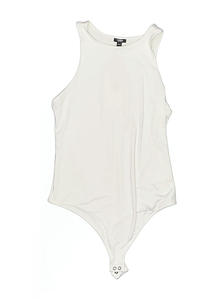 Pre-owned Express Bodysuit In White