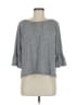 MICHAEL Michael Kors Gray 3/4 Sleeve Blouse Size M - photo 1
