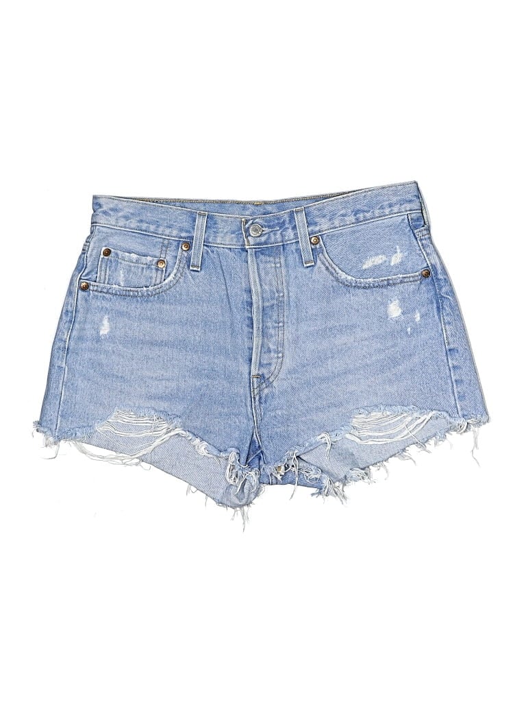 Pre-owned Levi's Denim Shorts In Blue
