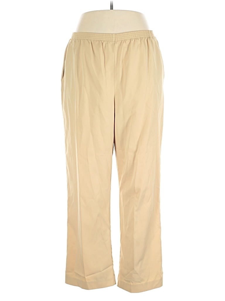 Pre-owned Alfred Dunner Casual Pants In Brown