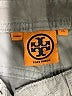 Tory Burch Chevron-herringbone Gray Jeans Size 25 waist - photo 6