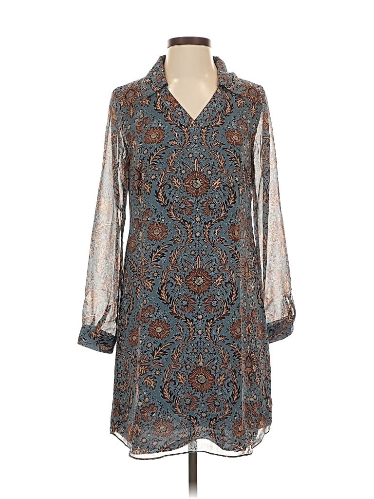 Pre-owned Cabi Casual Dress In Blue