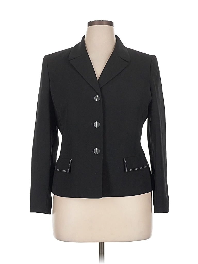 Pre-owned Le Suit Blazer Jacket In Black