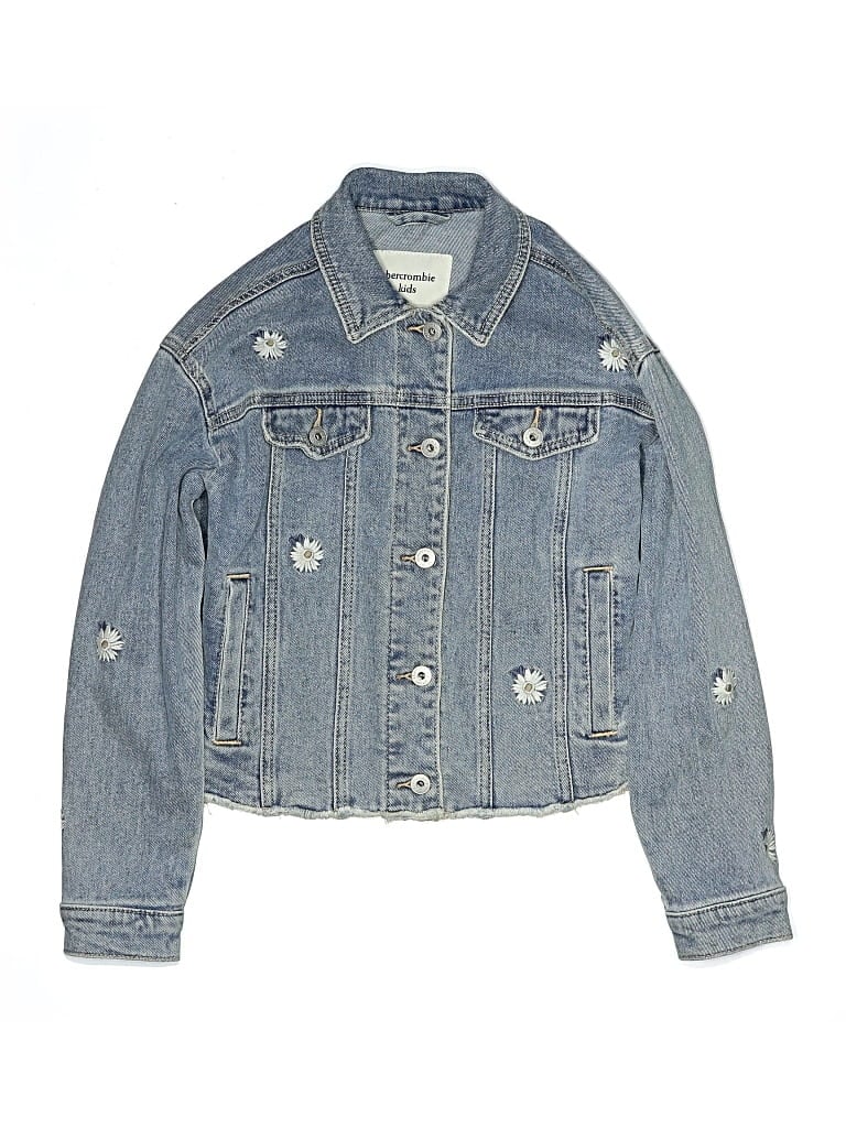 Pre-owned Abercrombie Kids' Denim Jacket In Blue