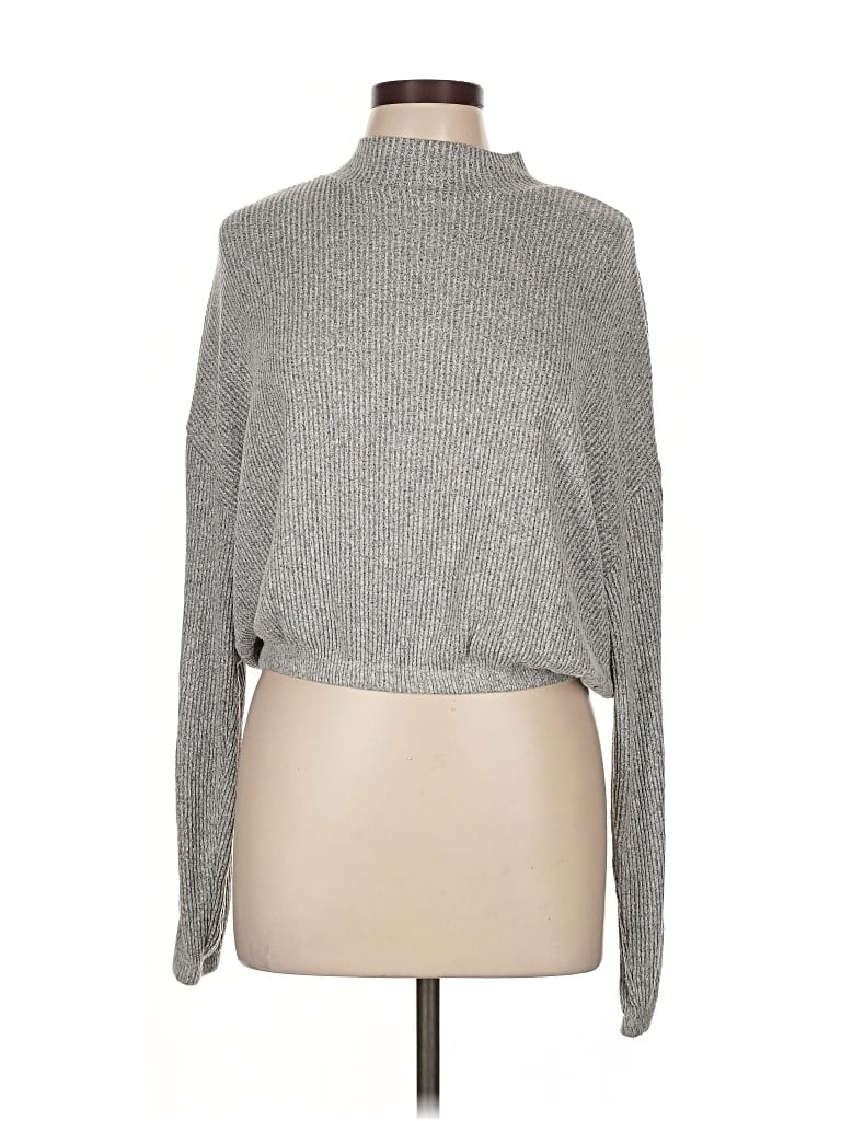 Pre-owned Garage Turtleneck Sweater In Gray