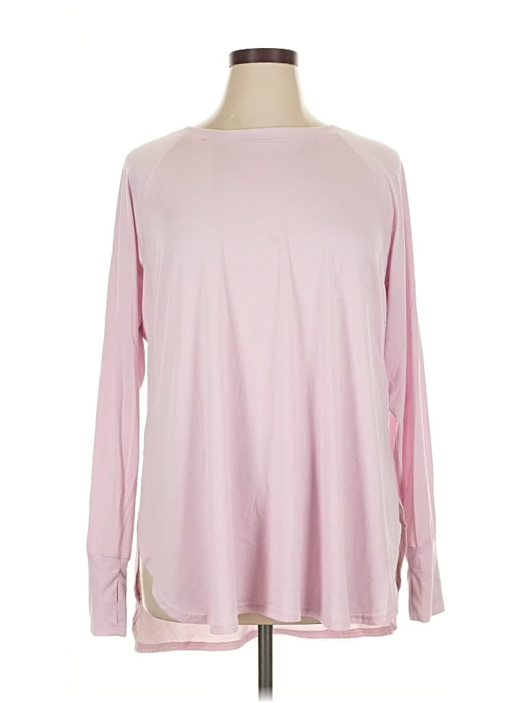 Pre-owned Tek Gear Long Sleeve T-shirt In Pink