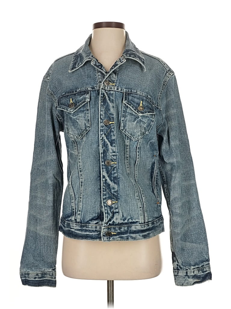 Pre-owned American Eagle Outfitters Denim Jacket In Blue
