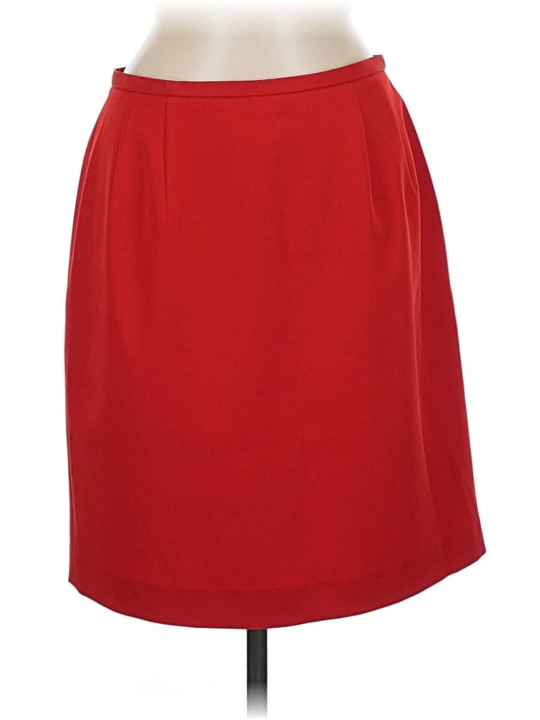 Pre-owned Harve Benard By Benard Holtzman Formal Skirt In Red