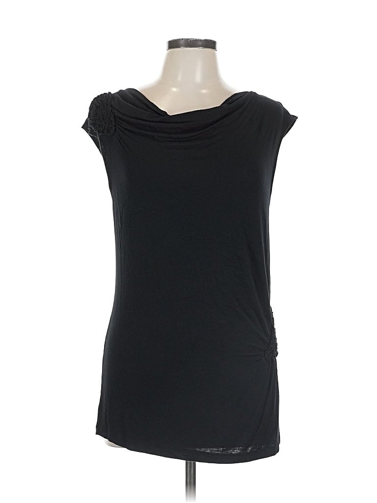 Pre-owned Design History Sleeveless Top Black Cowl Neck Tops