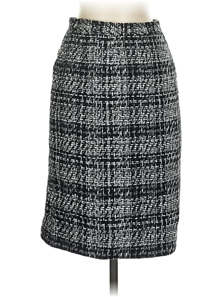Pre-owned Kasper Formal Skirt In Gray