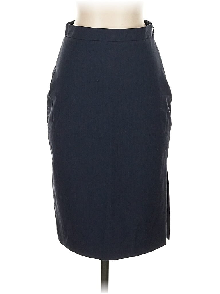 Pre-owned Banana Republic Wool Skirt In Blue